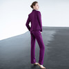 2020秋季新款紫色长袖西装长裤套装PX60010+PK50010 商品缩略图4