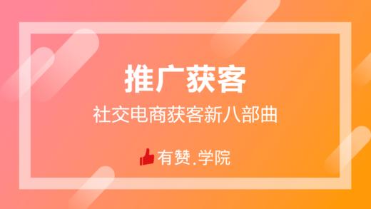 社交电商推广获客新八部曲 商品图0