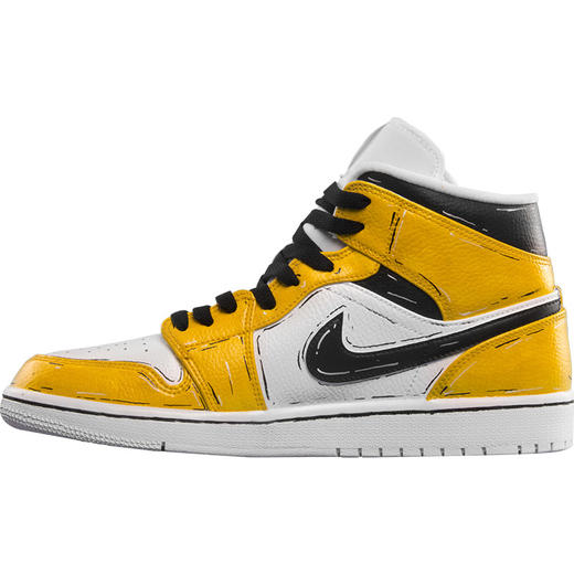 【含鞋】air jordan 1 湖人紫金 n-0253 - ow球鞋定制