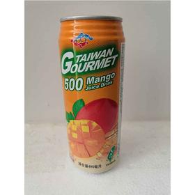 台湾美饌饮料芒果汁 490ml 罐装进口休闲饮料品