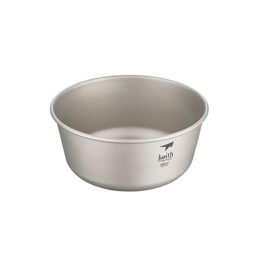 铠斯 纯钛 碗 单层 容量550ml 轻质碗 便携野营餐具 饭碗 TI5321 商品图2