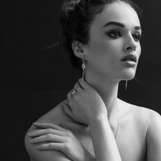 北京仓｜Les Merveilleuses-Prune 天然蓝宝石 耳环［法国设计师］ 商品图1