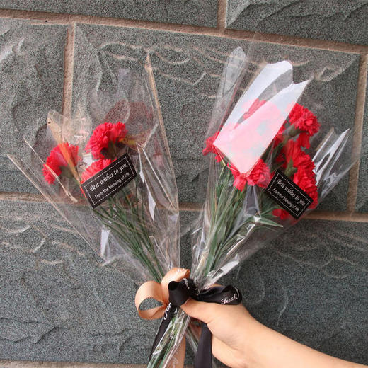 透明花束包装袋--（波浪口）5支.7支.9支.多支 商品图3