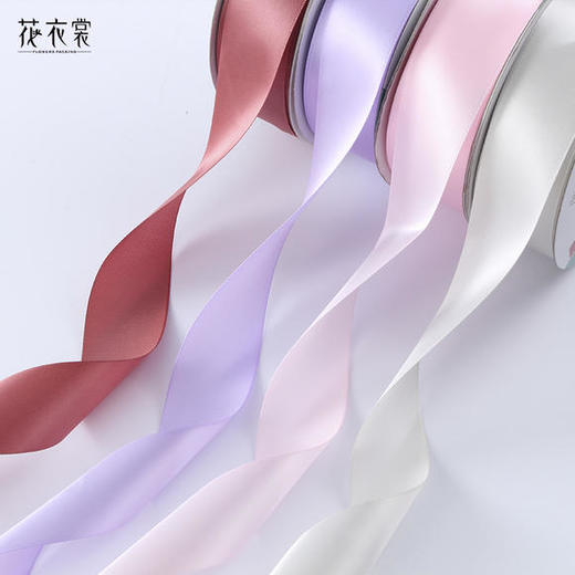 3.8cm 纯色 缎带 商品图0