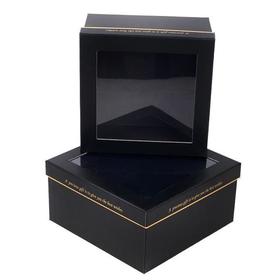 套二 正方 开窗礼盒