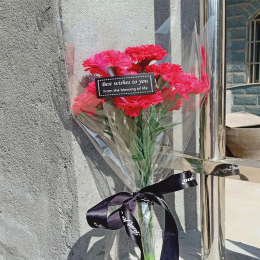 透明花束包装袋--（波浪口）5支.7支.9支.多支 商品图2