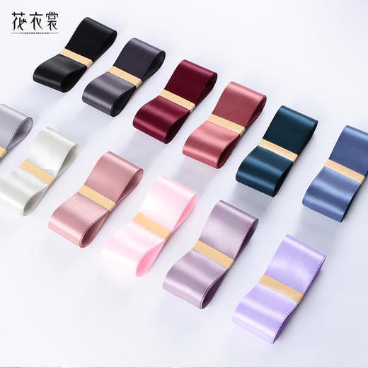 3.8cm 纯色 缎带 商品图3