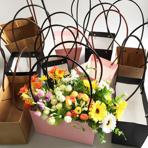 牛皮纸袋-T型手提袋（10个一包）T3 商品图0