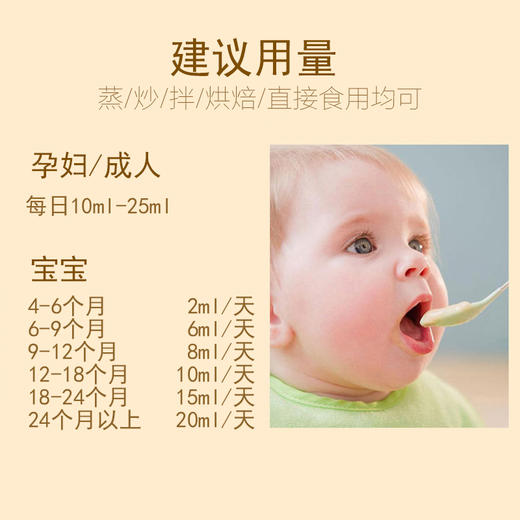 roland罗朗德法国原装进口宝宝牛油果油婴儿鳄梨油幼儿孕妇食用油 250ml 商品图2