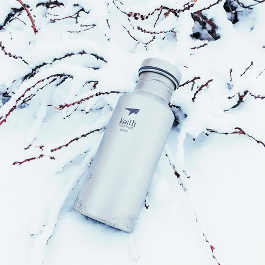 铠斯 纯钛 水壶 运动水壶 水瓶 健康水杯 超轻便携 容量550ml TI3031 商品图7