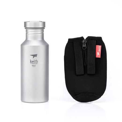 铠斯 纯钛 水壶 运动水壶 水瓶 健康水杯 超轻便携 容量550ml TI3031 商品图4