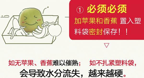 红心猕猴桃催熟与食用方法