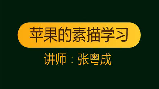 “独特”的素描课堂-苹果的绘画学习 商品图0