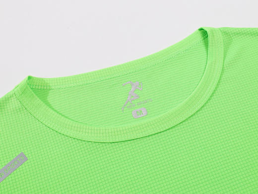 【MJW039反光方格速干圆领T】 新款反光方格速干圆领广告服10色可选 商品图12