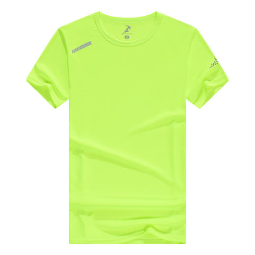 【MJW039反光方格速干圆领T】 新款反光方格速干圆领广告服10色可选 商品图9