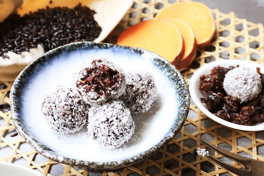 椰蓉紫米饭团 商品图0