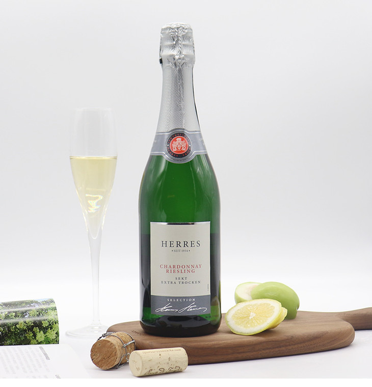 汉乐施霞多丽雷司令起泡葡萄酒