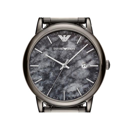 品牌授权〗香港直邮 意大利阿玛尼 armani 钢带石英腕表 大理石畏路