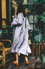 AtelierMissLu / Susy-香芋紫流苏装饰长外套 商品缩略图1