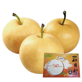 秋月梨礼盒装/约8斤 脆甜多汁 个大饱满