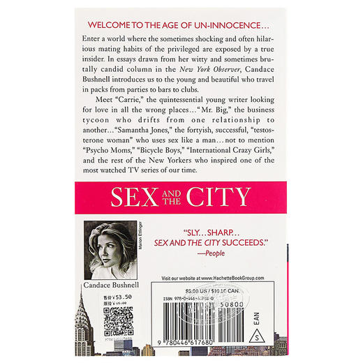 预售 欲望都市 英文原版书Sex And The City美国热播电视剧书原著小说 商品图1