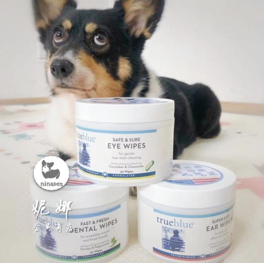 全美排行一Trueblue 珍蓝牙渍湿巾/泪痕湿巾/耳部湿巾 50片装 效果很好！ 商品图0