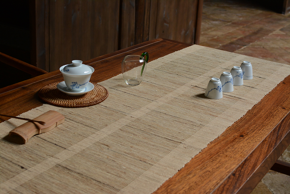 空条提花茶席/夏布茶席