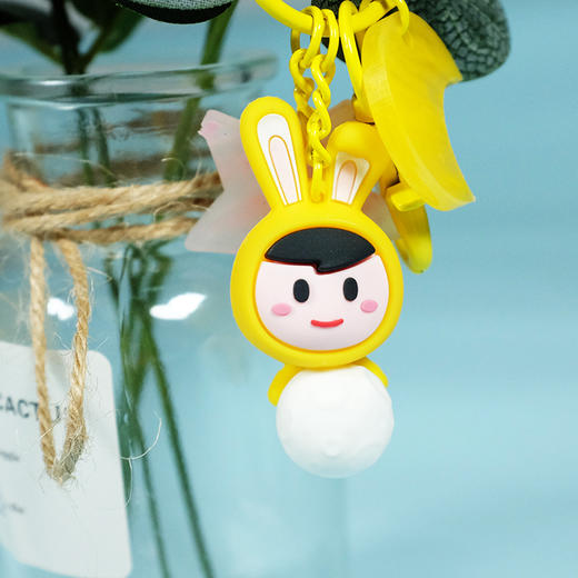 中秋月兔团环保钥匙链 商品图3