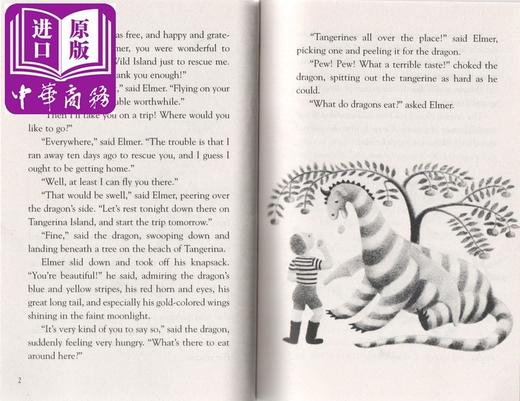 【中商原版】我爸爸的小飞龙系列3册 英文原版 My Father's Dragon 纽伯瑞奖 儿童桥梁章节小说 商品图1
