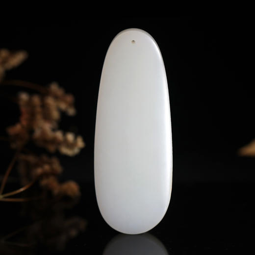 和田玉（羊脂玉）籽料 玉牌-- 山水  118.66g 商品图2