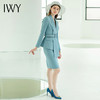 IWY/蓝色西装套裙清新自然优雅休息职业装CS643 商品缩略图2