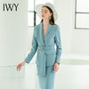 IWY/蓝色西装套裙清新自然优雅休息职业装CS643 商品缩略图8