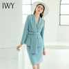 IWY/蓝色西装套裙清新自然优雅休息职业装CS643 商品缩略图5