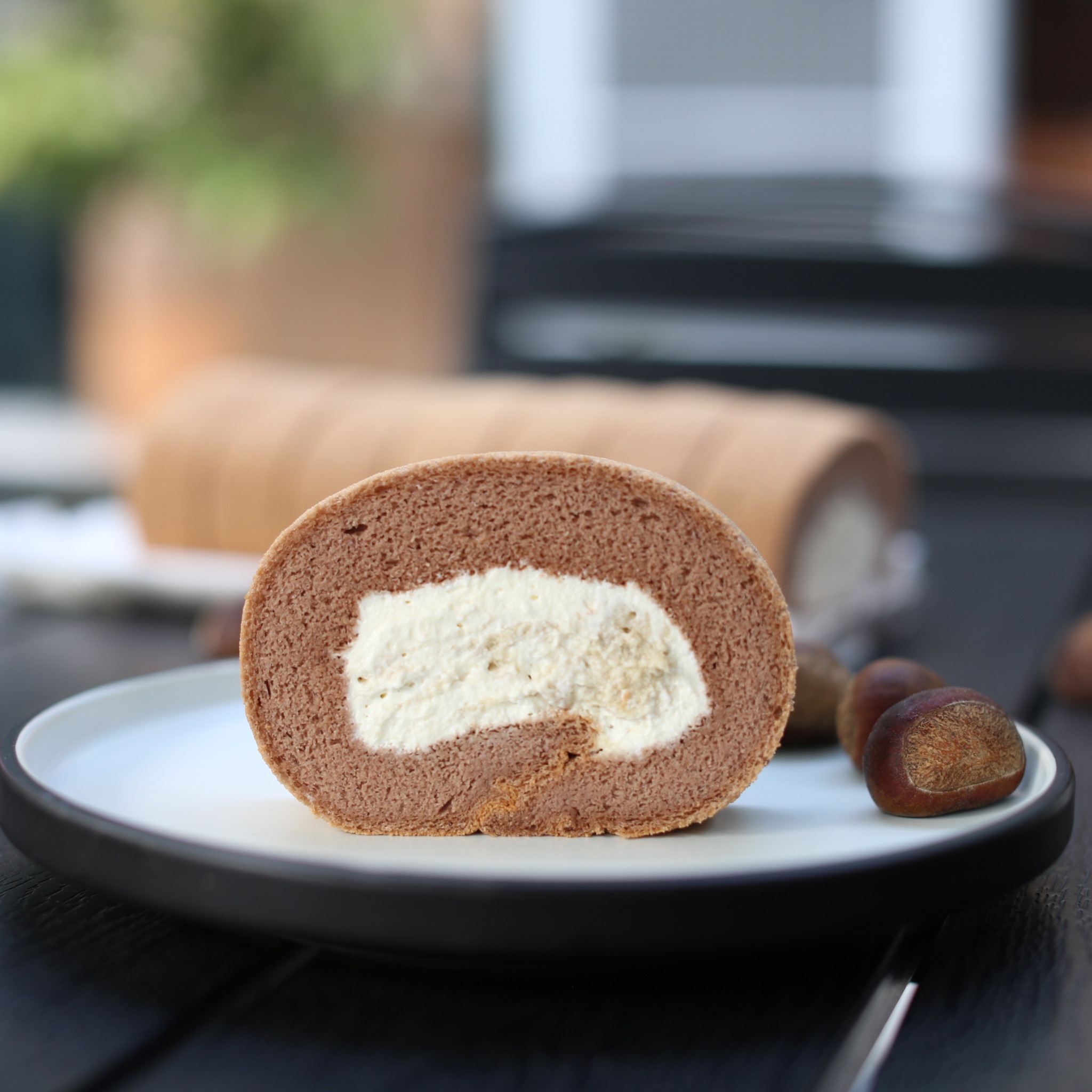 栗香可可蛋糕卷