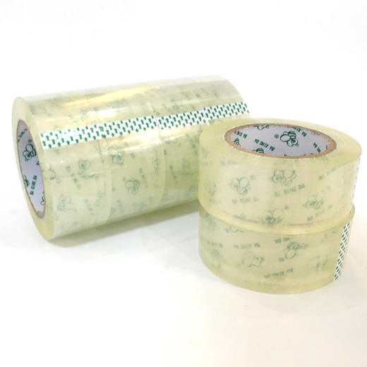 『新款 玻璃透胶带』八兴达足48mm*120Y超强水晶透 环保封箱胶 打包胶带 商品图5