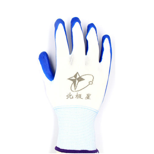 北极星丁青涂胶手套安全手套劳保防护防耐磨耐滑手套 商品图4