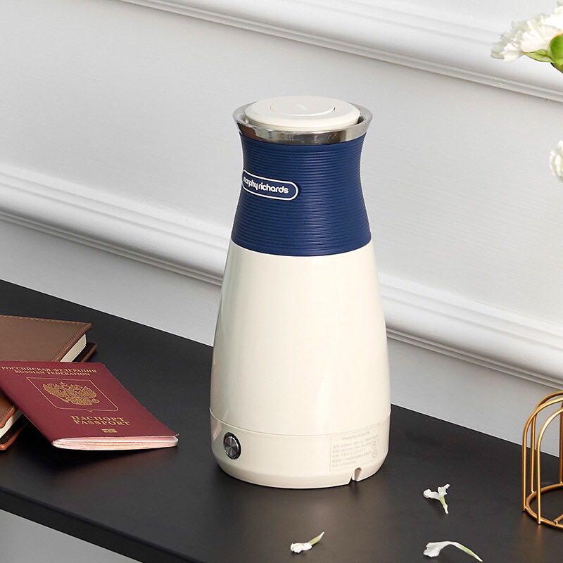 摩飞mr6090便携式烧水壶电热水壶小型保温一体旅行电热水杯不锈钢电