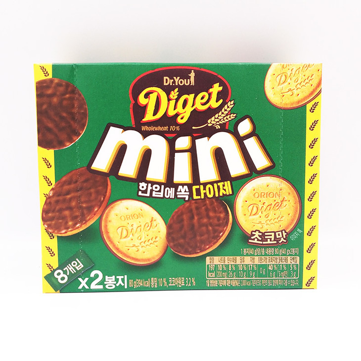 好丽友 迷你全麦巧克力饼干