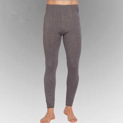 竹纤维男士素色秋裤6401 商品图0