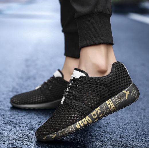 【跑步鞋】*男鞋夏季透气网鞋子男士运动休闲鞋旅游网面百搭跑步潮鞋 商品图0