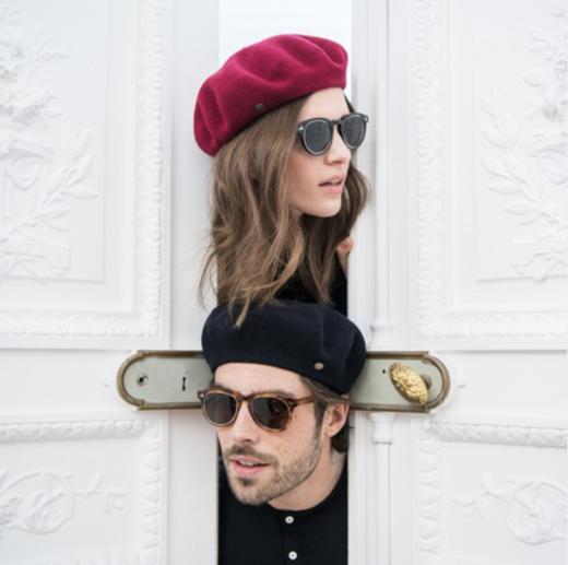 北京仓｜LAULHERE-BASQUE-绛红色 贝雷帽［法国设计师］ 商品图1