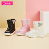 笛莎女童雪地靴20冬季新款中大童简约滑雪中筒靴儿童绒里雪地靴 商品缩略图1