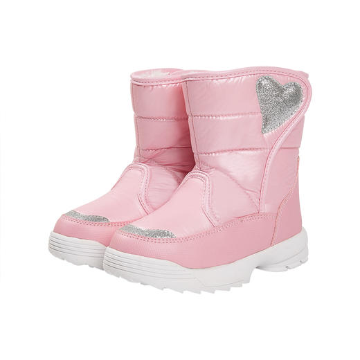 笛莎女童雪地靴20冬季新款中大童简约滑雪中筒靴儿童绒里雪地靴 商品图4