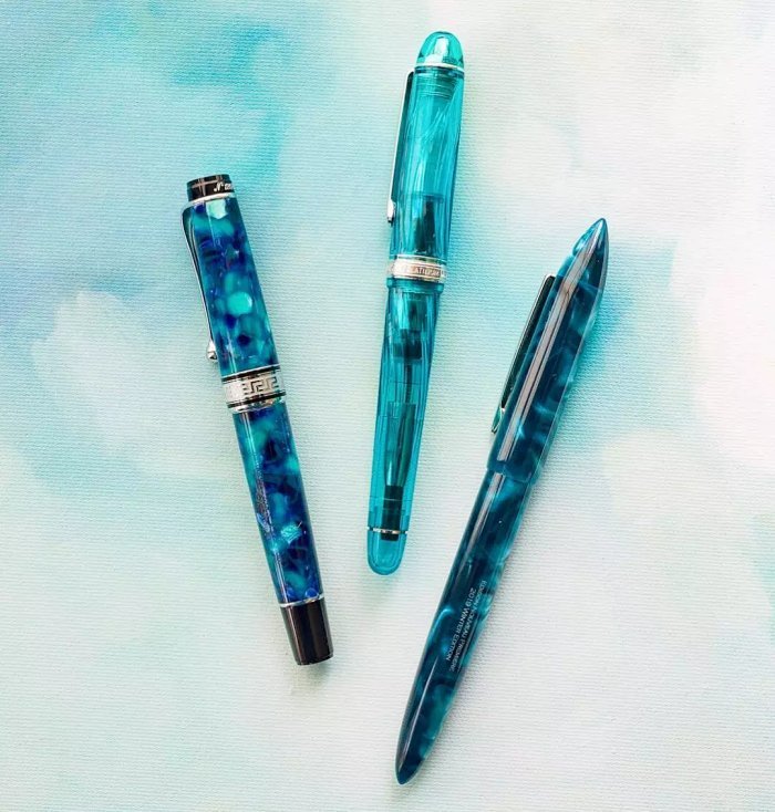 b092285情侣款秋季新品商务星空钢笔签字笔学生练字笔