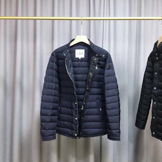 机车款 法国mon*cler蒙扣 羽皇barral男士机车羽绒服 zx5014