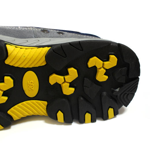 硕达休闲款双钢安全鞋防砸防刺反绒牛皮安全标准 透气舒适防砸劳保鞋 商品图6