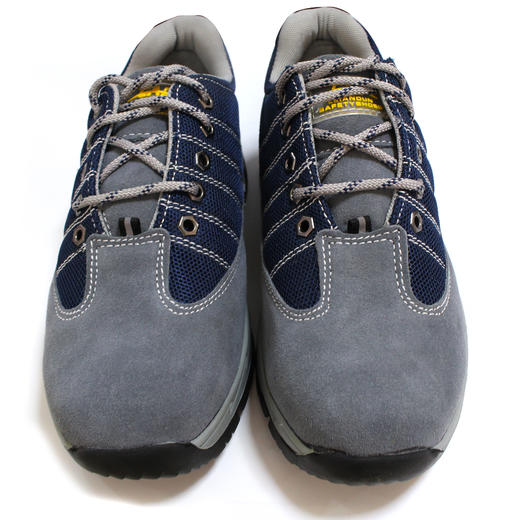 硕达休闲款双钢安全鞋防砸防刺反绒牛皮安全标准 透气舒适防砸劳保鞋 商品图1