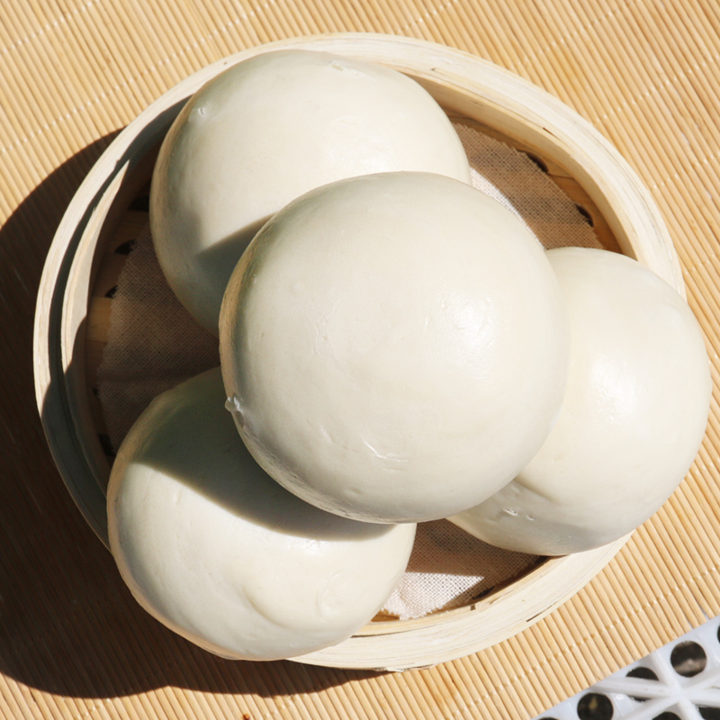 【农家特色主食】戗面手撕大馒头_手工制作大馍馍 4个装 600g