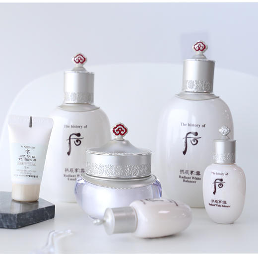 韩国WHOO后 雪美白水乳面霜三件套礼盒免税店版/企划版提亮淡斑去黄 商品图4