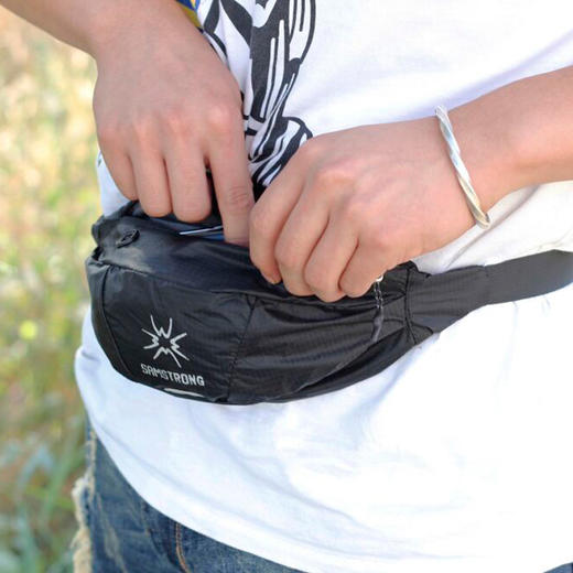 杉木山装 腰包 超轻薄 防泼水 内置拉链隔层 户外运动 旅行 商品图1